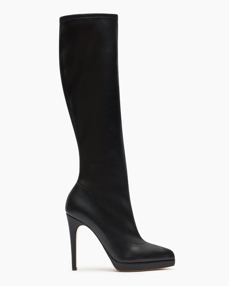 Casadei Michelle To The Knee Boot - Frau Hohe Stiefel Black Black