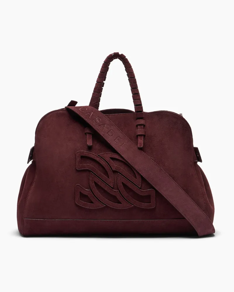 Casadei Park Avenue Velour Bag - Frau Taschen Amarena Amarena