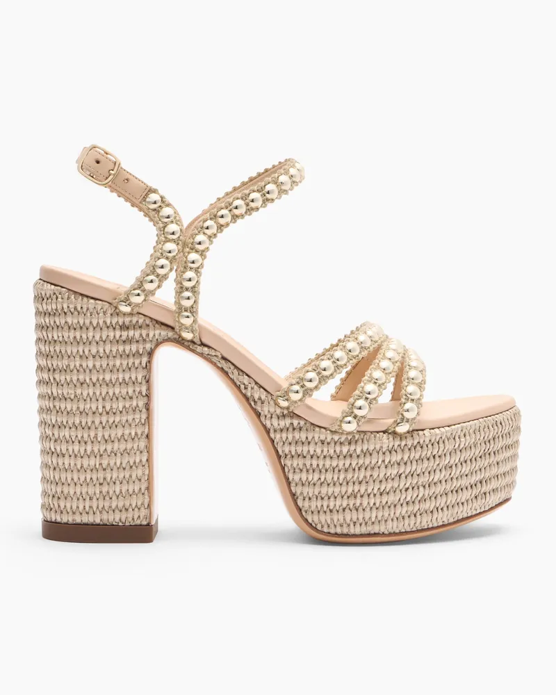 Casadei Isa Studsway - Frau Wedges Und Slides Bambus Bambus