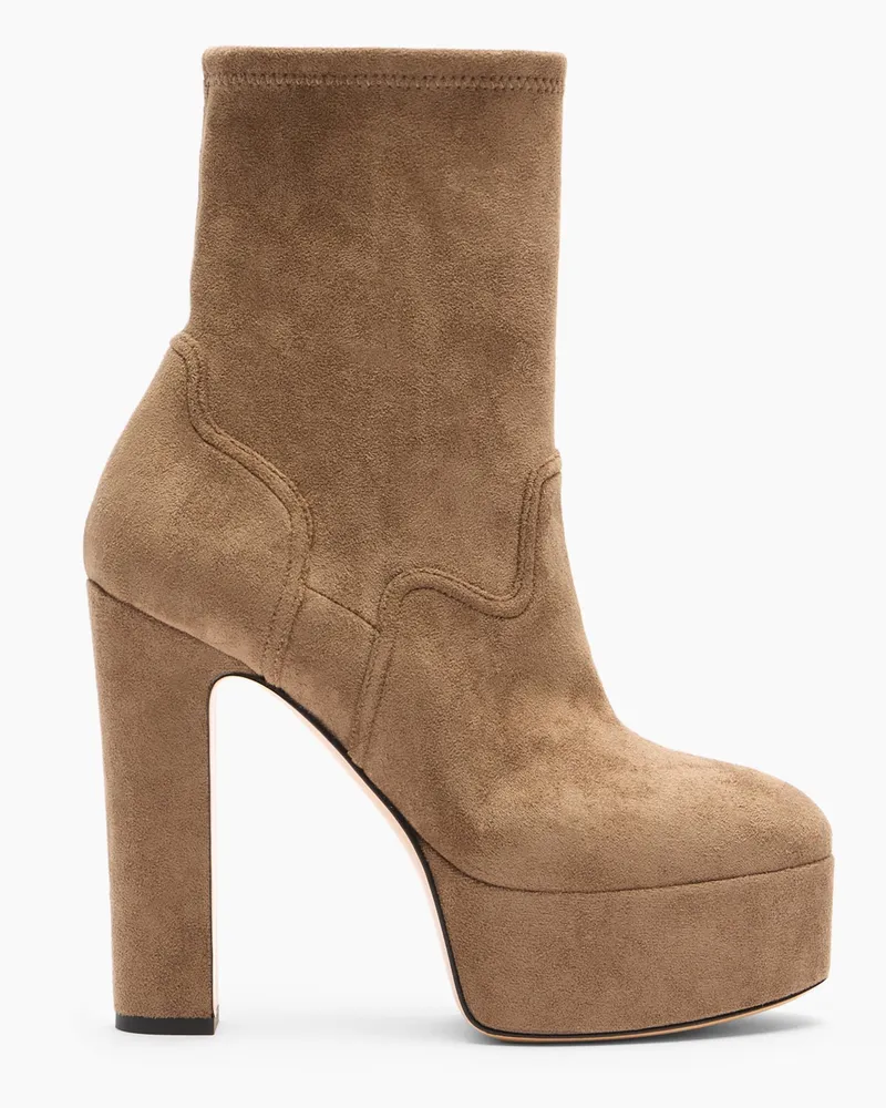 Casadei Patty Platforms - Frau Plateauschuhe Fango Fango