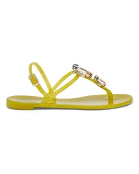 Casadei Jelly Flats Citrine