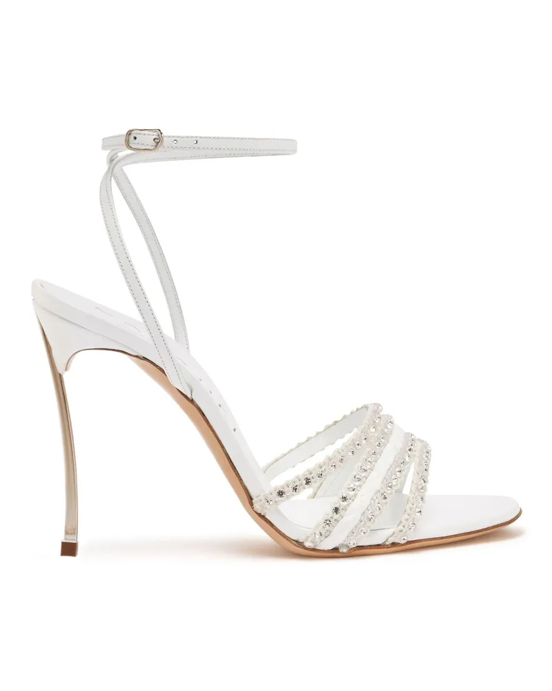 Casadei Blade Limelight Sandals Weiss