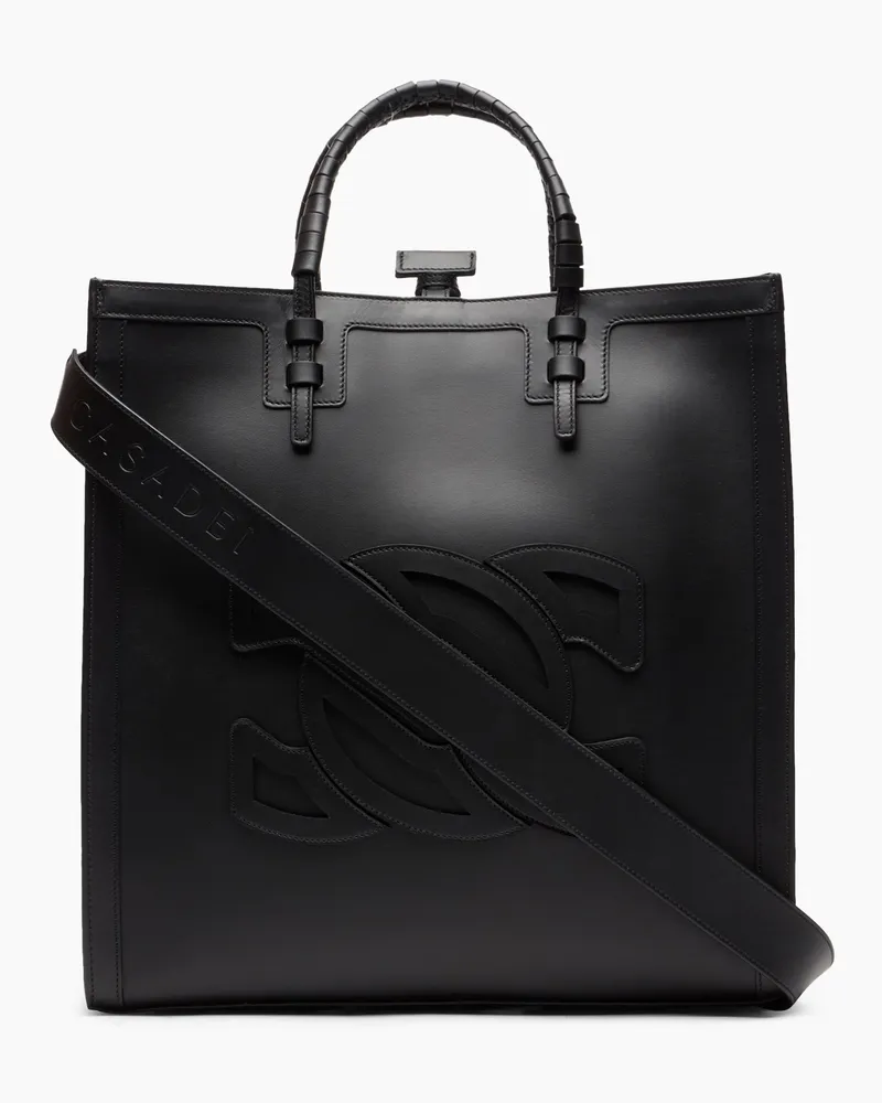 Casadei Beaurivage Leather Bag - Frau Taschen Black Black