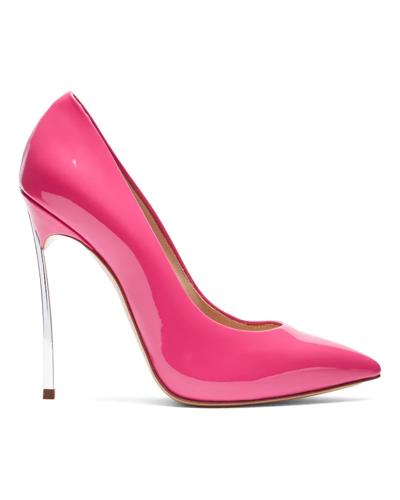 Casadei Blade Patent Leather Pumps Fuchsia