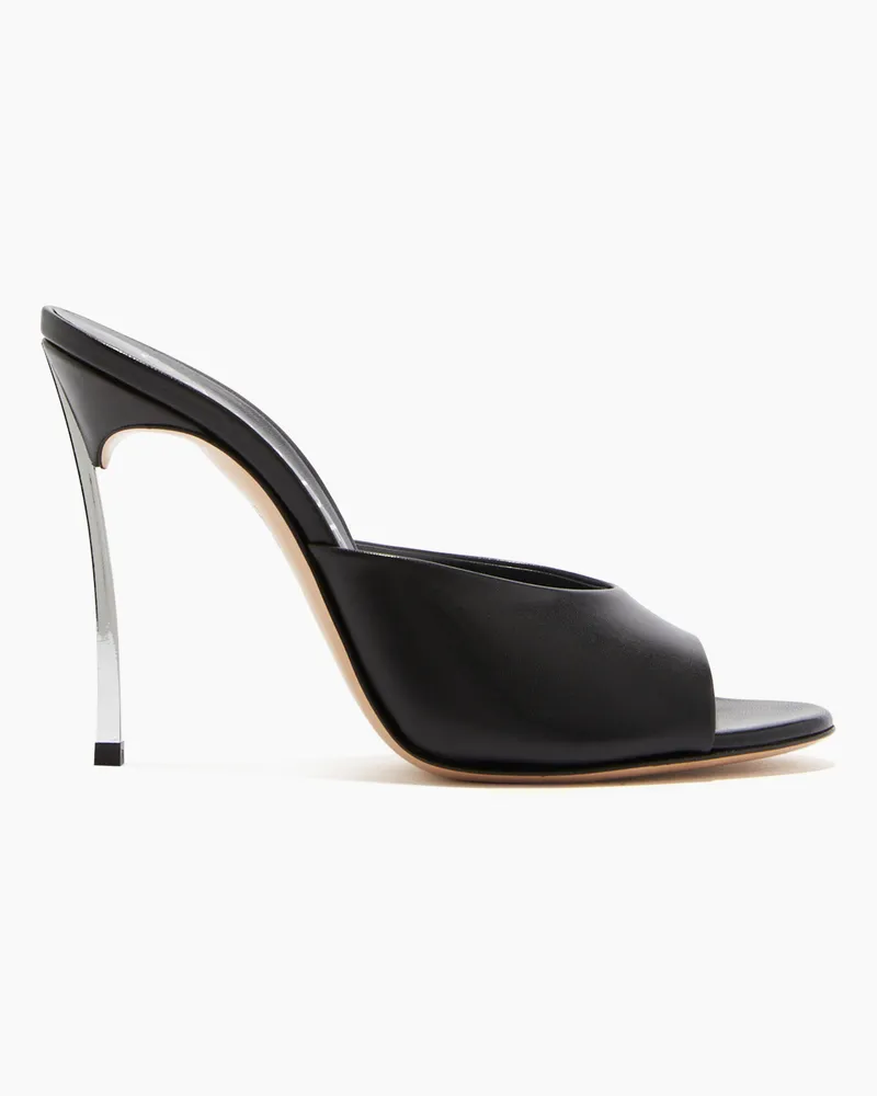 Casadei Blade Minorca Mules - Frau Sandalen Schwarz Schwarz