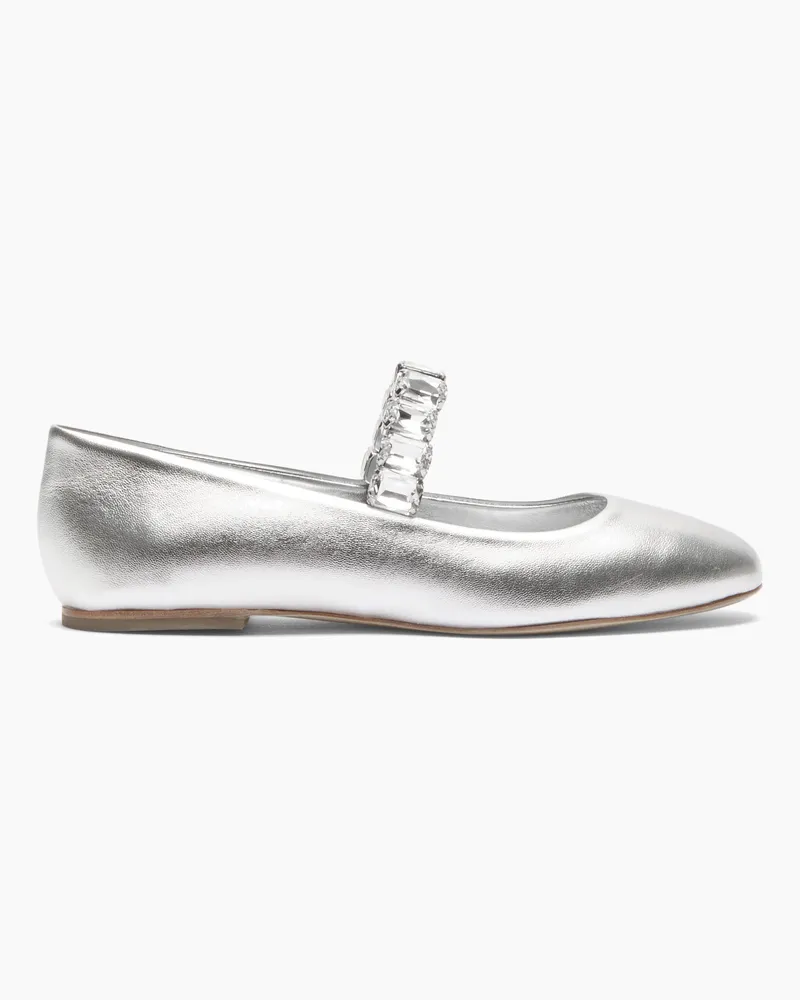 Casadei Flash Ballet Flats - Frau Flats Silver Silver