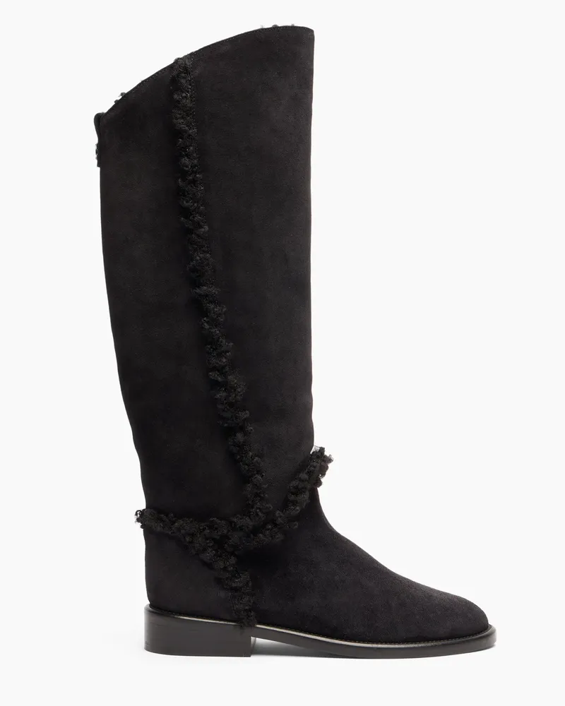 Casadei Riderama High Boot - Frau Hohe Stiefel Black Black