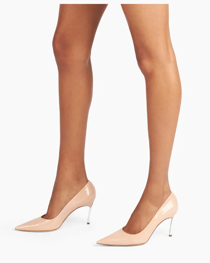 Casadei Superblade Patent Leather Pumps - Frau Pumps Und Slingback Corda Corda