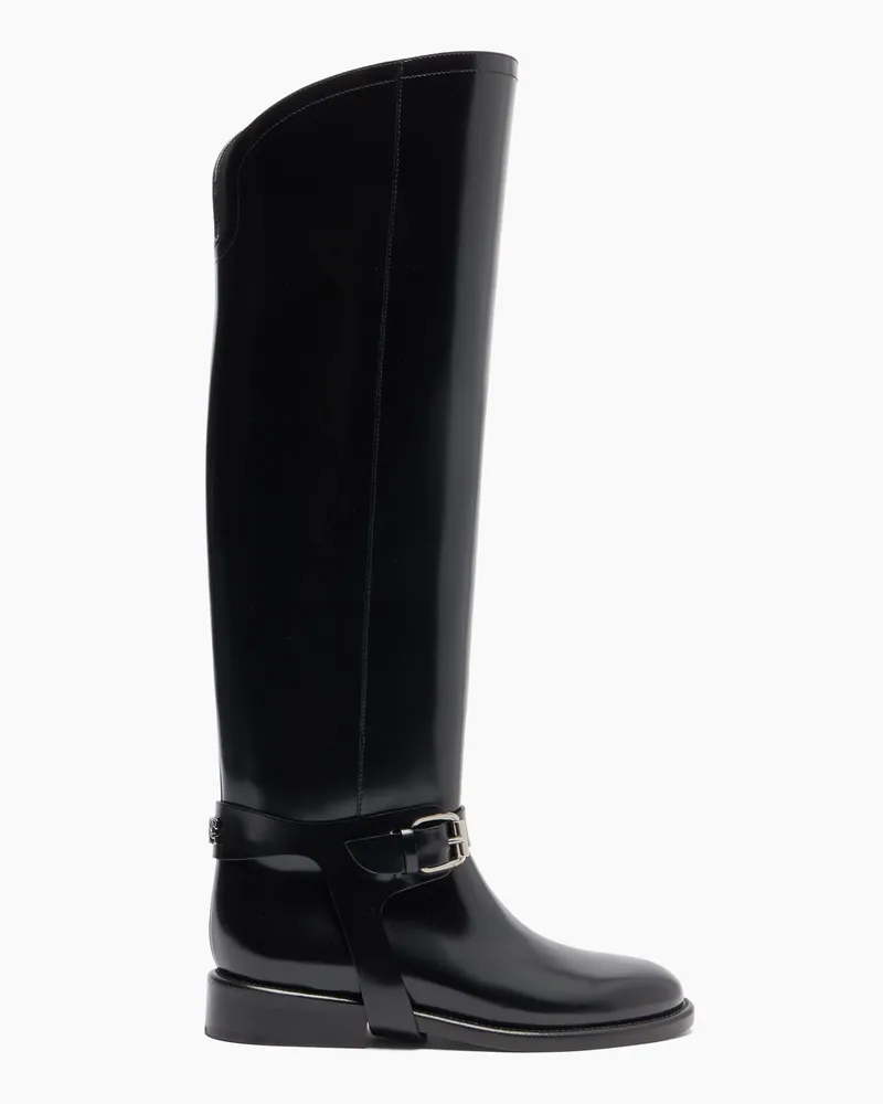 Casadei Riderama To The Knee - Frau Hohe Stiefel Black Black