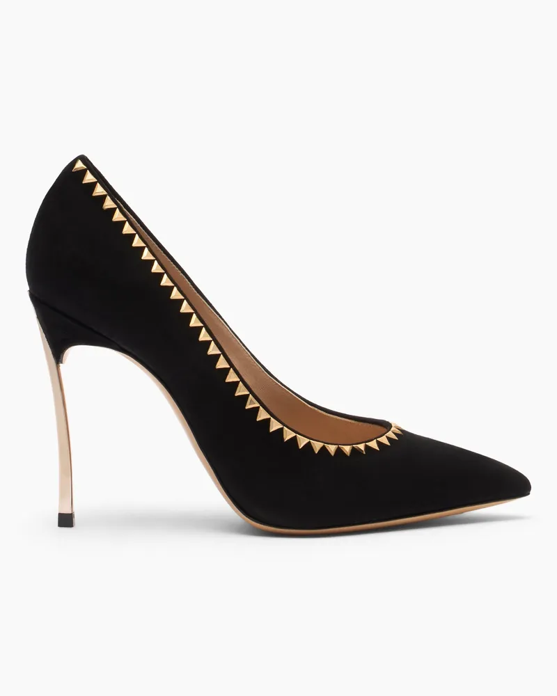 Casadei Divine Blade Pump - Frau Pumps Und Slingback Gold Black Gold