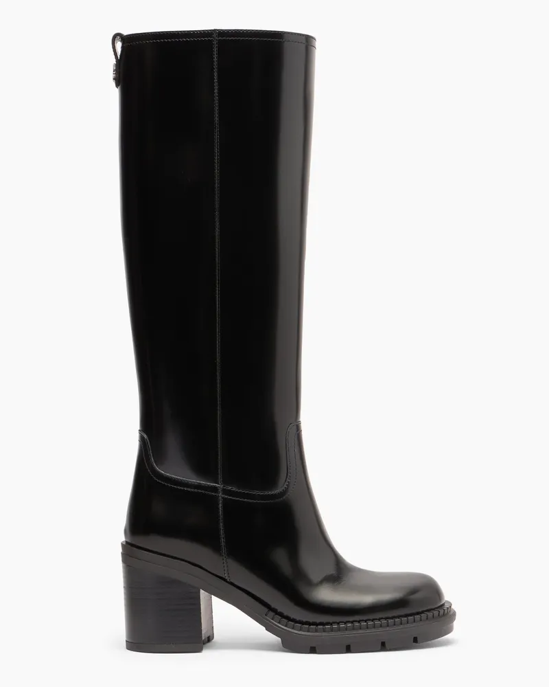 Casadei Concept Wizzard To The Knee Boots - Frau Hohe Stiefel Black Black