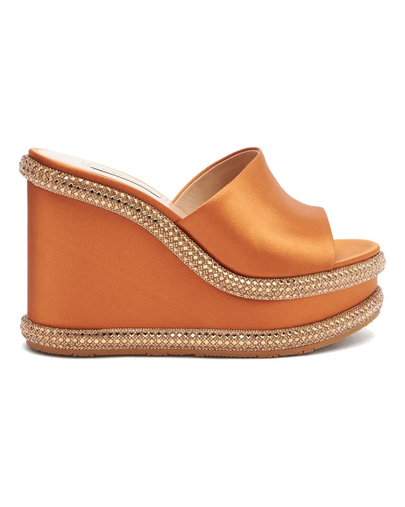 Casadei Jasmine Stratosphere Wedges Honey