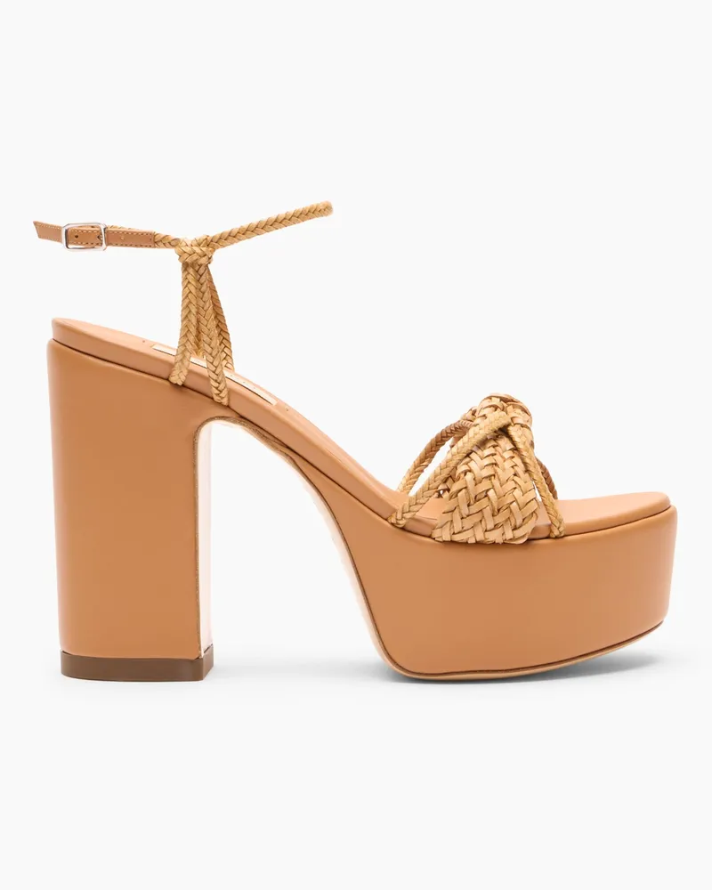 Casadei Marbella Wedge Isa Hanoi - Frau Wedges Und Slides Natur Natur
