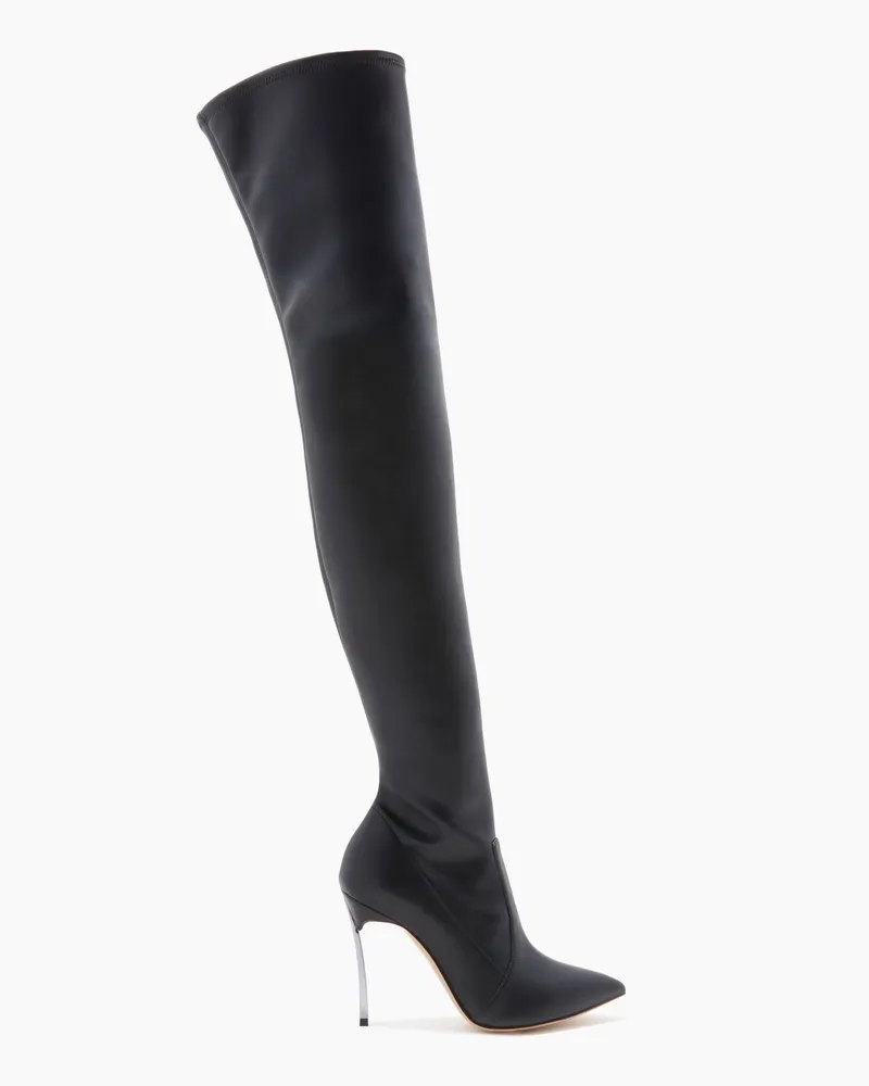 Casadei Blade - Frau Overknee-stiefel Schwarz Schwarz