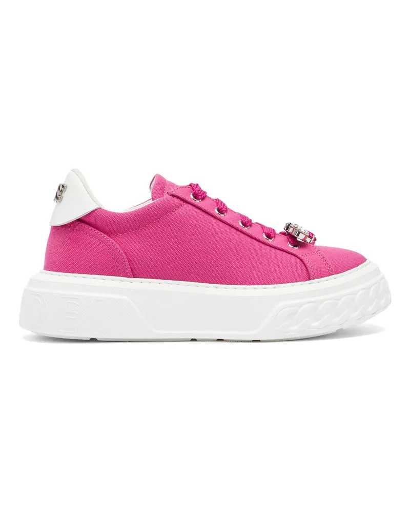 Casadei Off Road Queen Bee Sneakers Fuchsia