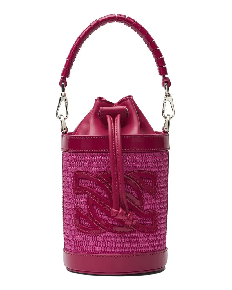 Casadei Beaurivage Lux Bucket Bag Fuchsia