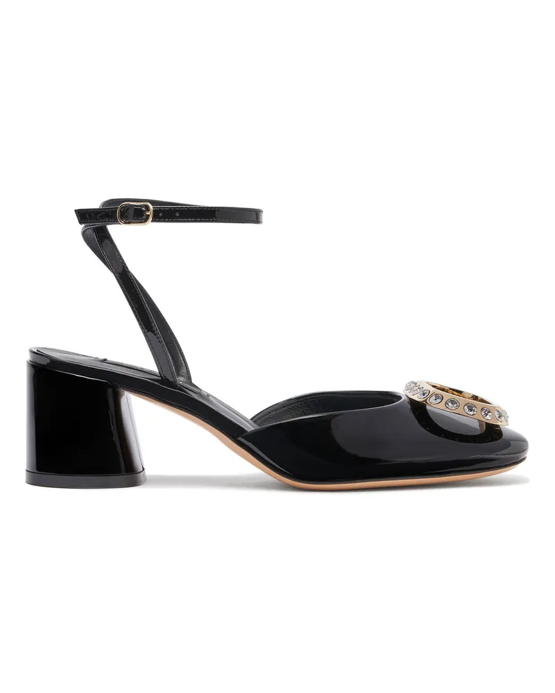 Casadei Emily Cleo Patent Leather Pumps Schwarz