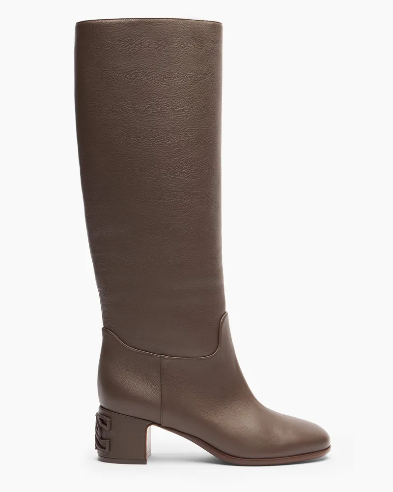 Casadei Nuova Mun Hippodrom High Boot - Frau Hohe Stiefel Castagna Castagna