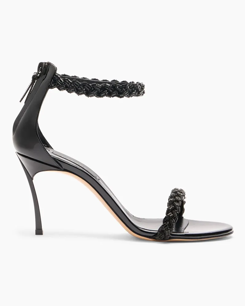 Casadei Starsway Blade Sandals - Frau Sandalen Black Black