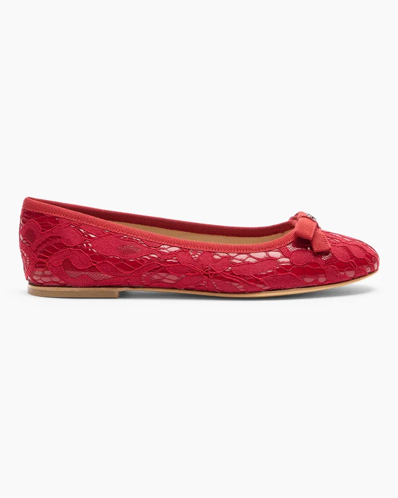 Casadei Liberty Ballet Flats - Frau Flats Red Passion Red