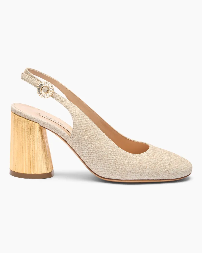 Casadei Opera Cleo Bellagio Slingbacks - Frau Pumps Und Slingback Gold Gold