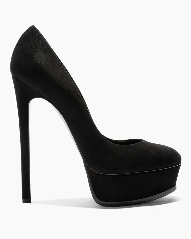 Casadei Flora - Frau Plateauschuhe Schwarz Schwarz