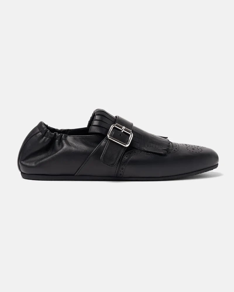 Scarosso Julian Black - Mann Monk Schuhe Schwarz - Kalbsleder Schwarz
