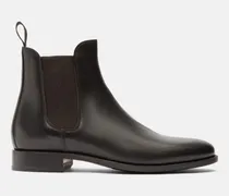 Giancarlo Moro - Mann Chelsea Boots Dunkelbraun - Kalbsleder