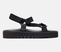 Wooster V Schwarz Veloursleder - Mann Sandalen & Espadrilles Schwarz - Kalbsleder