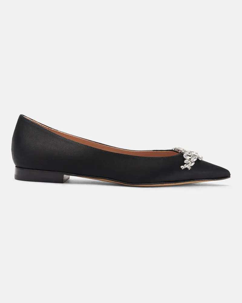 Scarosso Iris Schwarz Satin - Frau Fall Essentials Women Schwarz - Satin Schwarz