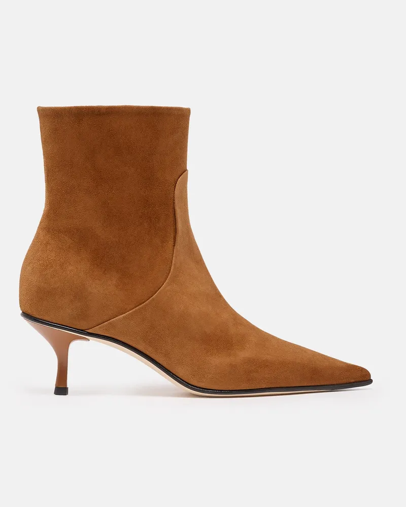 Scarosso Jamie Tobacco Suede - Frau Boots Tabak – Veloursleder Tabak