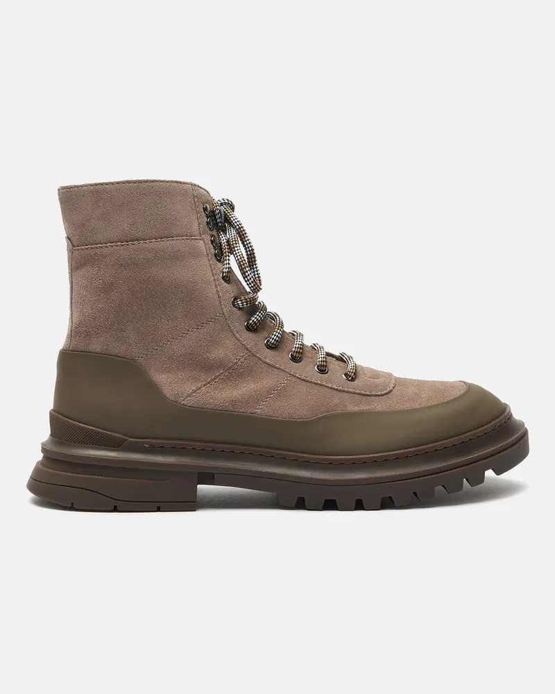 Scarosso Federico Taupe Veloursleder - Mann Boots Taupe - Veloursleder Taupe
