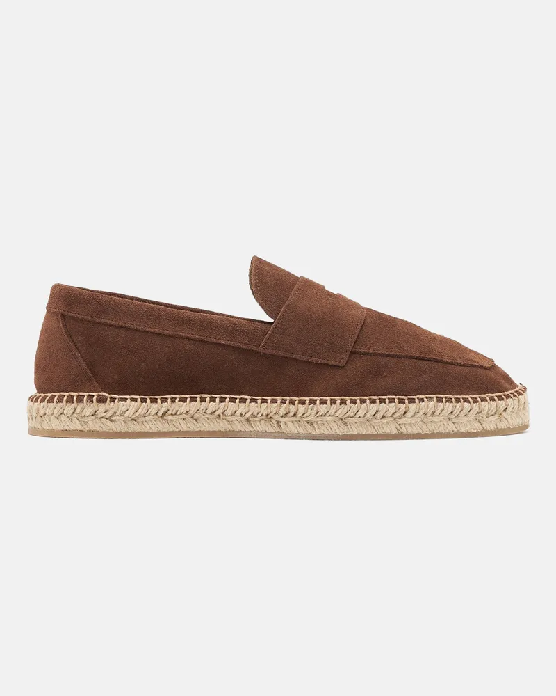 Scarosso Diego Kastanienbraun Veloursleder - Mann Espadrilles Kastanienbraun - Veloursleder Kastanienbraun