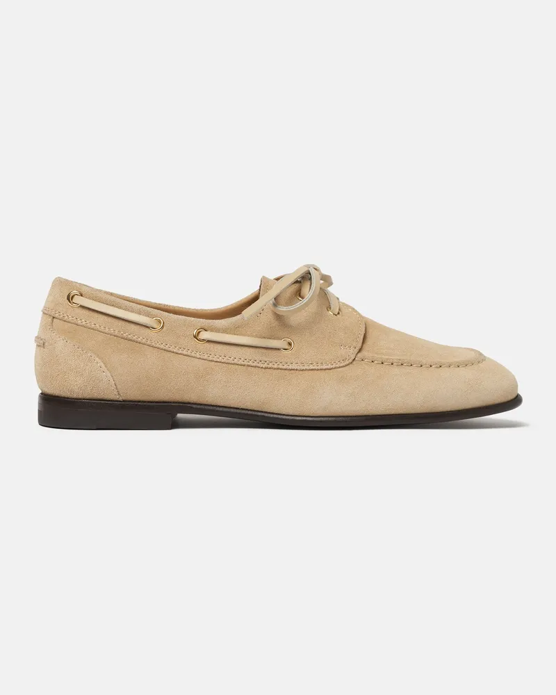 Scarosso Ginevra Butter Veloursleder - Frau Loafers Butter - Veloursleder Butter