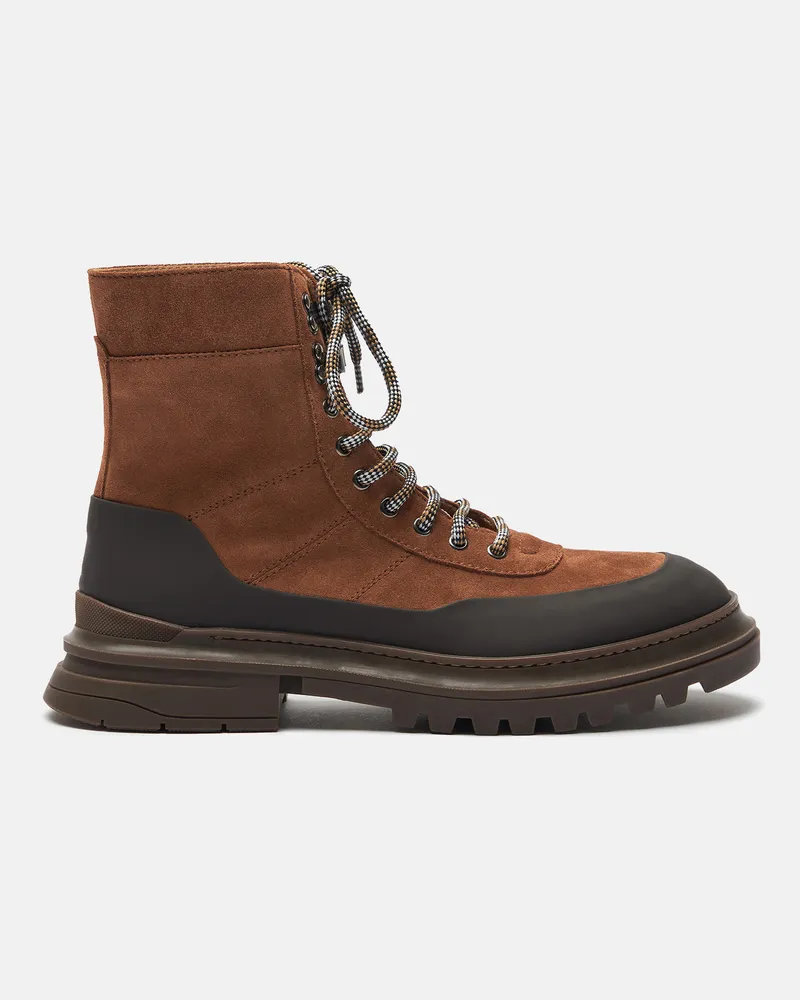 Scarosso Federico Hellbraun Veloursleder - Mann Boots Hellbraun - Veloursleder Hellbraun