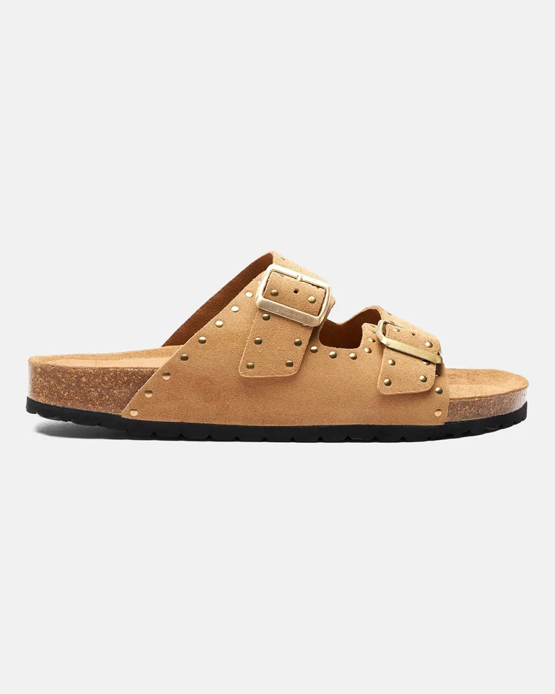 Scarosso Hopi Beige Veloursleder - Mann Sandalen & Espadrilles Beige - Veloursleder Beige