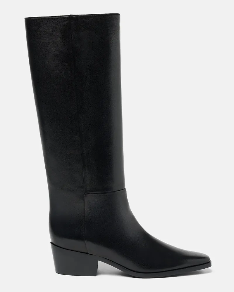 Scarosso Ambrosia Black - Frau Stiefel Und Stiefeletten Schwarz - Kalbsleder Schwarz