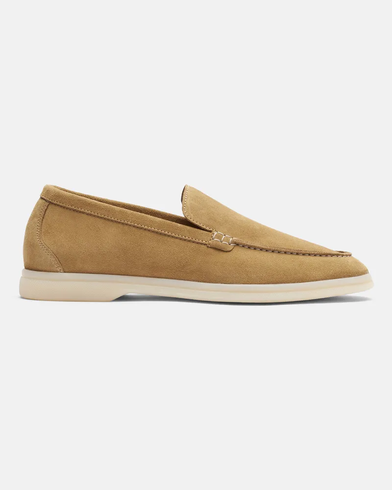 Scarosso Ludovica Beige Scamosciata - Frau Loafers Beige - Veloursleder Beige