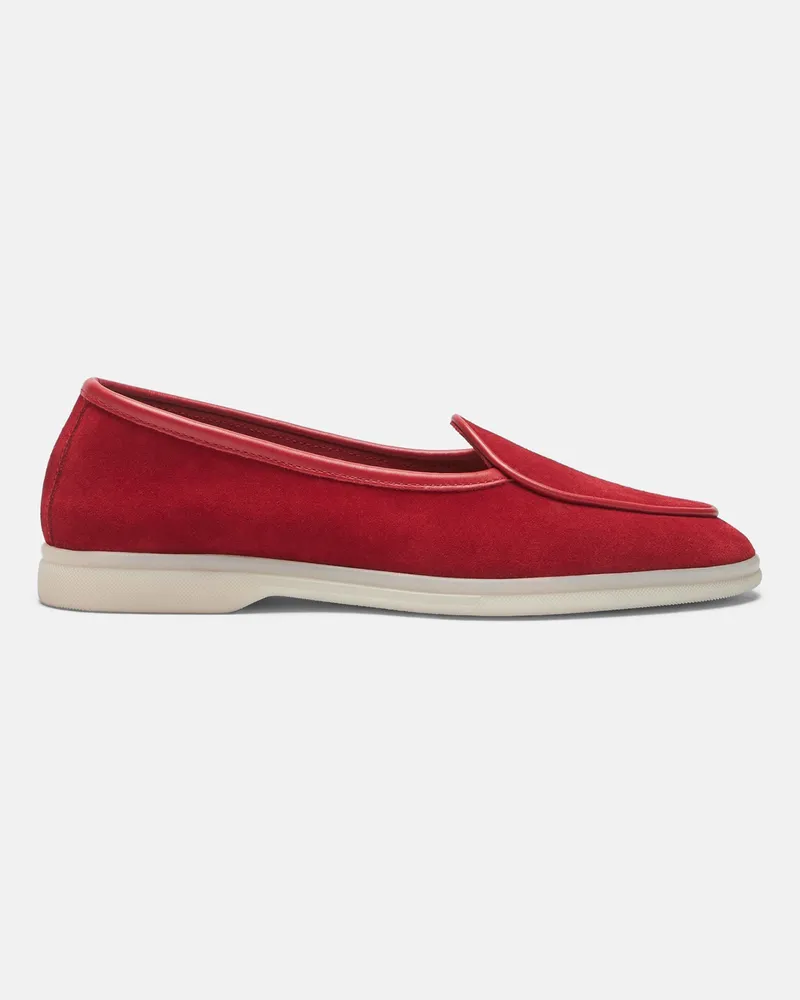 Scarosso Livia Rot Veloursleder - Frau Fall Essentials Women Rot - Veloursleder Rot