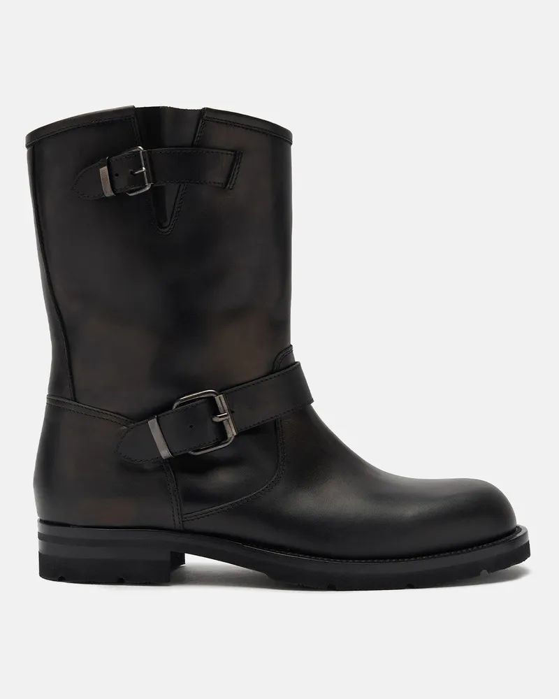 Scarosso Kurt Schwarz - Mann Boots Schwarz - Kalbsleder Schwarz