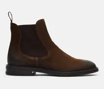 Hunter Brown - Mann Chelsea Boots Braun - Veloursleder