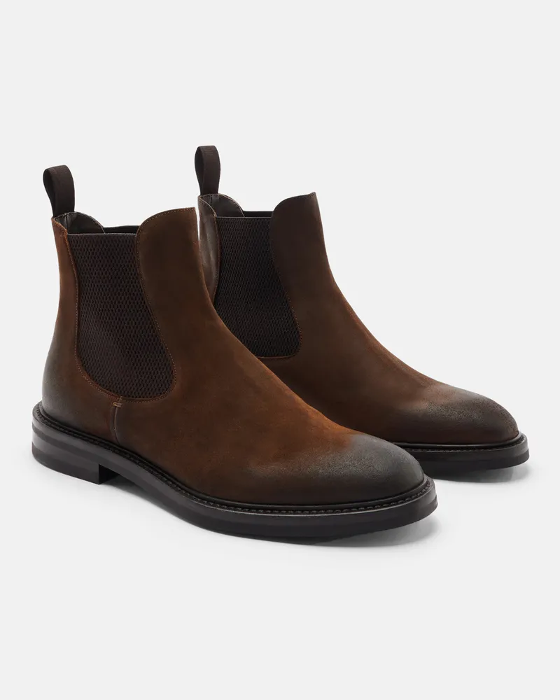 ✴︎SALE✴︎【SCAROSSO】Brown Enzo Chelsea Boots Enzo Ebony Chelsea Boots for Men | Scarosso®