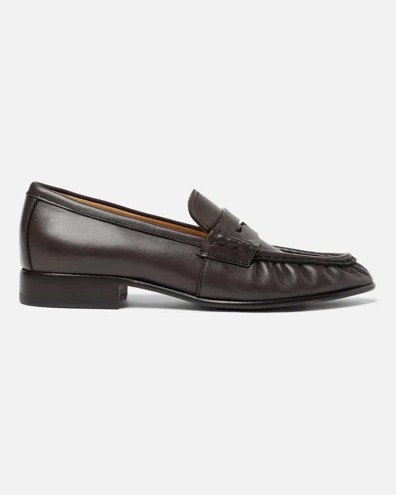 Scarosso Mar Dark Brown - Frau Loafers Dunkelbraun – Kalbsleder Dunkelbraun