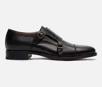 Firenze - Mann Monk Schuhe Schwarz - Kalbsleder