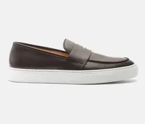 Alberto Moro - Mann Sneakers Braun - Kalbsleder