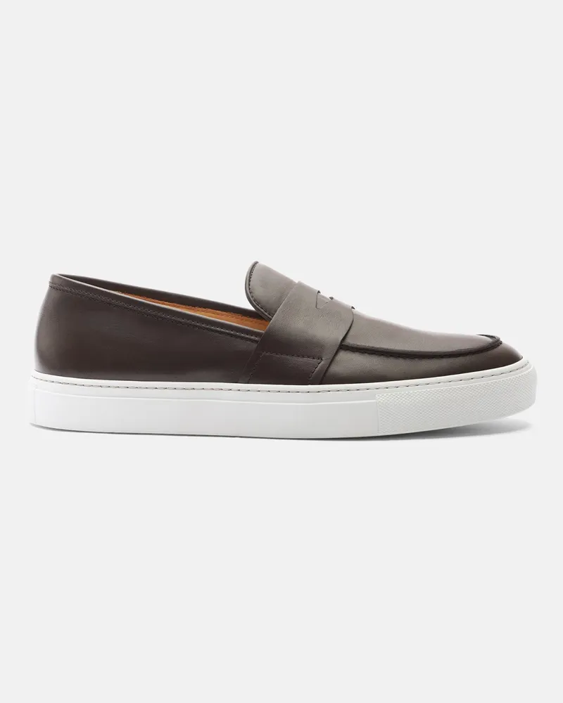 Scarosso Alberto Moro - Mann Sneakers Braun - Kalbsleder Braun