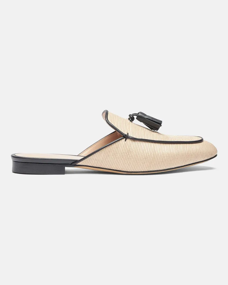 Scarosso Giorgina Beige Stroh  - Frau Loafers & Mules Beige - Stroh Beige