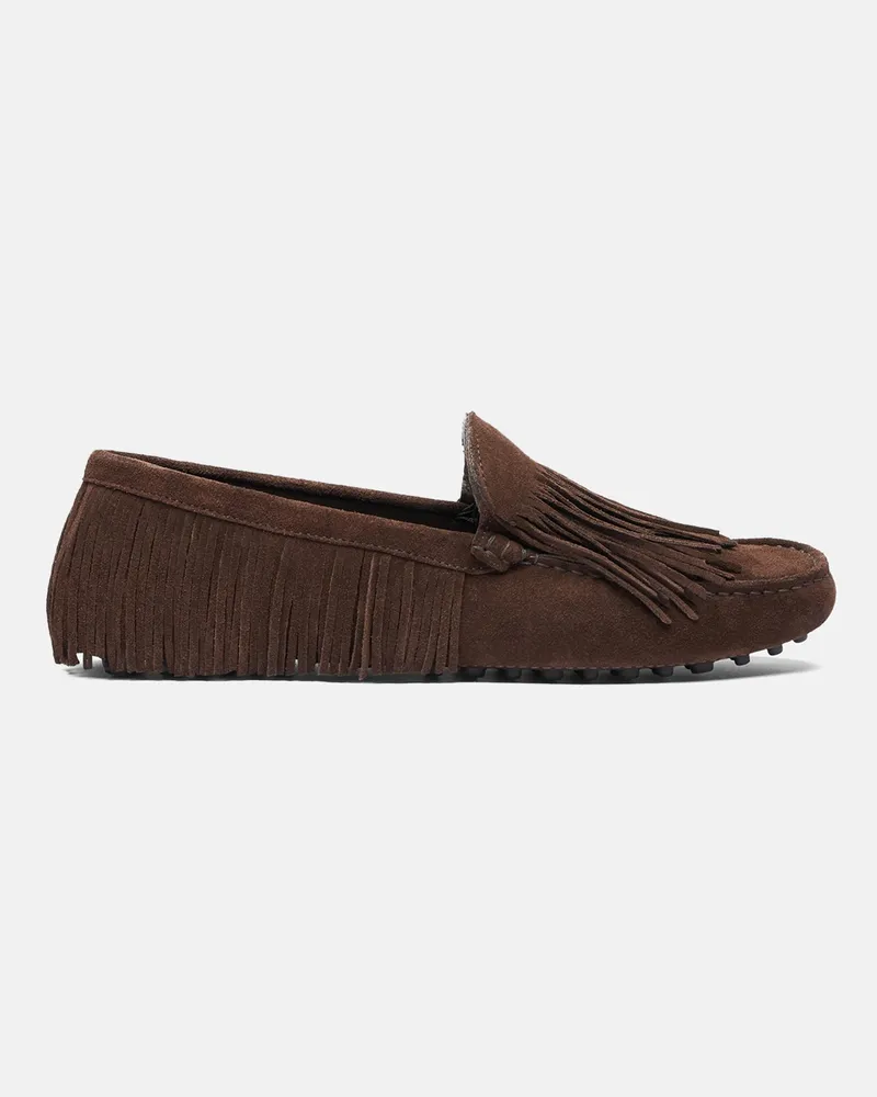 Scarosso Cochise Braun Veloursleder - Mann Loafers Braun - Veloursleder Braun