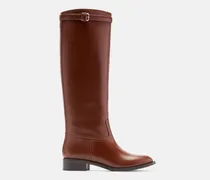 Lauren Cognac - Frau Stiefel Und Stiefeletten Cognac - Kalbsleder