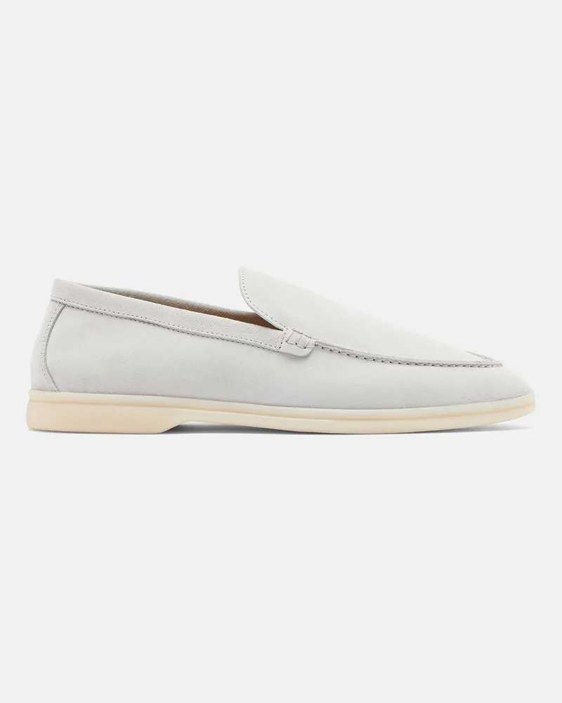 Scarosso Ludovico Eis Veloursleder - Mann Loafers Eis - Veloursleder Eis